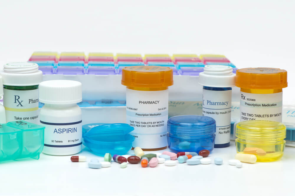 organizing medications to be prepared for visit